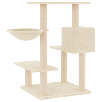 Klösträd med sisalpelare gräddvit 82,5 cm