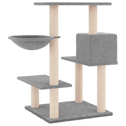 Klösträd med sisalpelare ljusgrå 82,5 cm