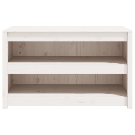 Köksskåp för utomhusbruk MEPPEL vit 106x55x64 cm massiv furu