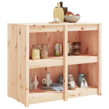 Köksskåp för utomhusbruk MEPPEL 106x55x92 cm massiv furu