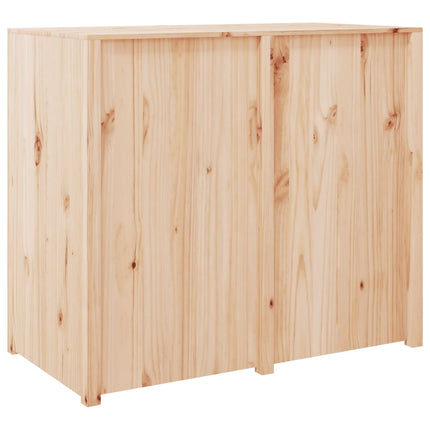 Köksskåp för utomhusbruk MEPPEL 106x55x92 cm massiv furu