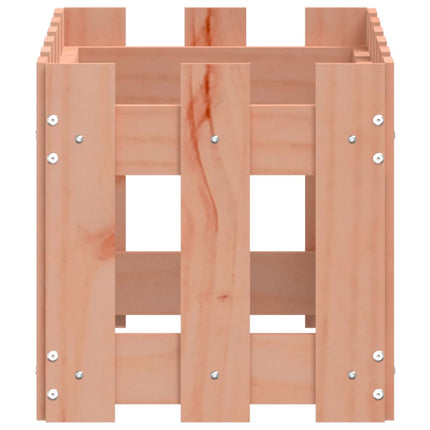 Odlingslåda med staket-design 60x30x30 cm massivt douglas-trä