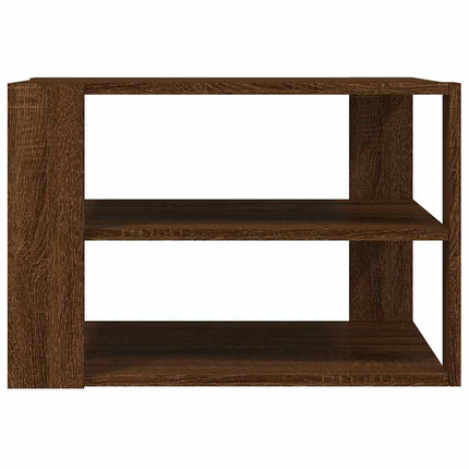 Soffbord brun ek 58x58x40 cm konstruerat trä