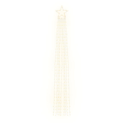 Julgransbelysning 320 LED varmvit 375 cm