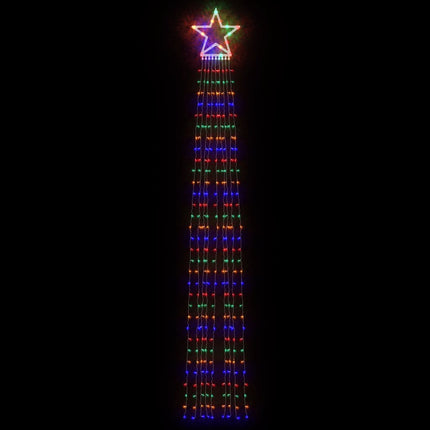 Julgransbelysning 320 LED färgglad 375 cm