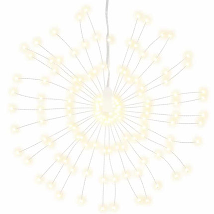 Julbelysning 4 st 140 LED varmvit 17 cm