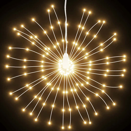 Julbelysning 4 st 140 LED varmvit 17 cm
