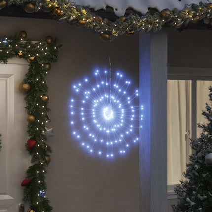 Julbelysning 140 LED kallvit 17 cm