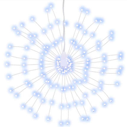 Julbelysning 4 st 140 LED kallvit 17 cm