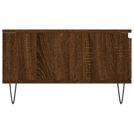 Soffbord brun ek 90x60x35 cm konstruerat trä