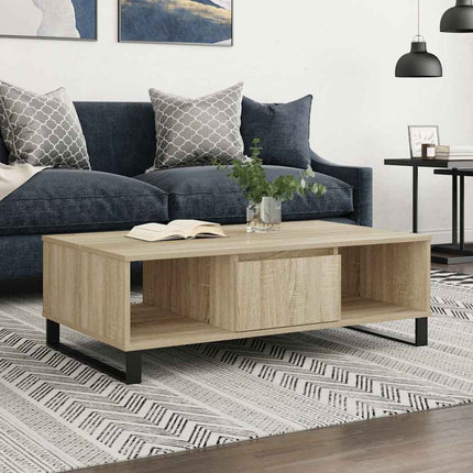 Soffbord sonoma-ek 104x60x35 cm konstruerat trä