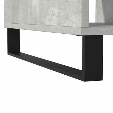 Soffbord betonggrå 104x60x35 cm konstruerat trä