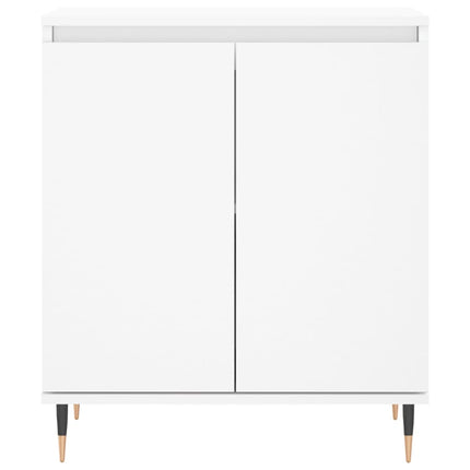 Byrå vit 60x35x70 cm konstruerat trä