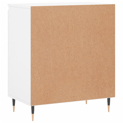 Byrå vit 60x35x70 cm konstruerat trä