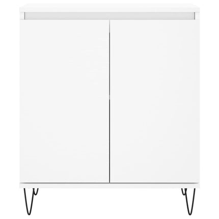 Byrå vit 60x35x70 cm konstruerat trä