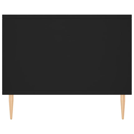 Soffbord svart 90x50x40 cm konstruerat trä