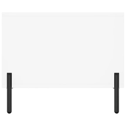Soffbord vit 90x50x40 cm konstruerat trä