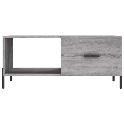 Soffbord grå sonoma 90x50x40 cm konstruerat trä