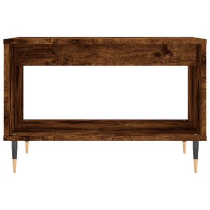 Soffbord rökfärgad ek 60x50x40 cm konstruerat trä