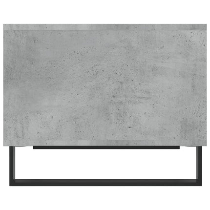 Soffbord betonggrå 60x50x40 cm konstruerat trä