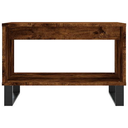 Soffbord rökfärgad ek 60x50x40 cm konstruerat trä