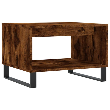 Soffbord rökfärgad ek 60x50x40 cm konstruerat trä