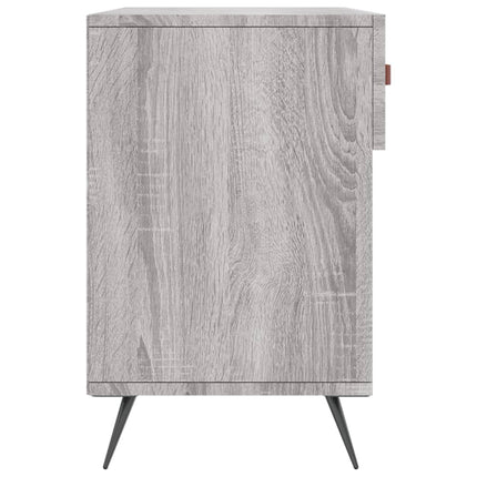 Skobänk grå sonoma 102x35x55 cm konstruerat trä