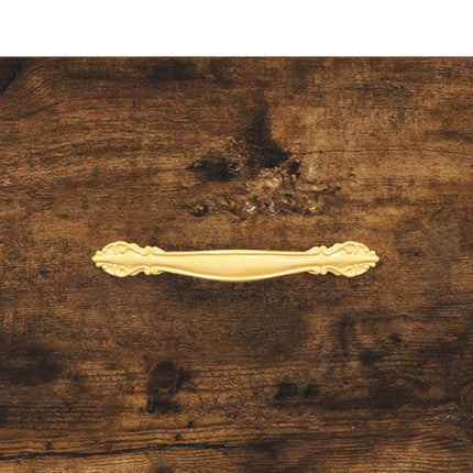 Skobänk rökfärgad ek 102x35x55 cm konstruerat trä