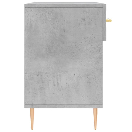 Skobänk betonggrå 102x35x55 cm konstruerat trä