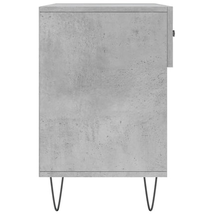 Skobänk betonggrå 102x35x55 cm konstruerat trä