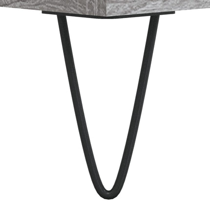Skobänk grå sonoma 102x35x55 cm konstruerat trä