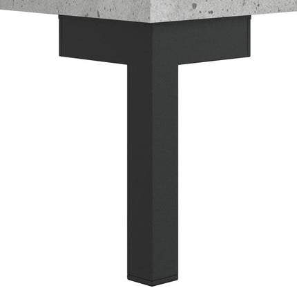 Skobänk betonggrå 102x35x55 cm konstruerat trä