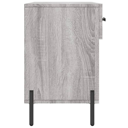 Skobänk grå sonoma 102x35x55 cm konstruerat trä