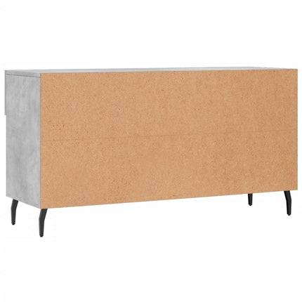 Skobänk betonggrå 102x35x55 cm konstruerat trä