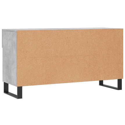Skobänk betonggrå 102x35x55 cm konstruerat trä