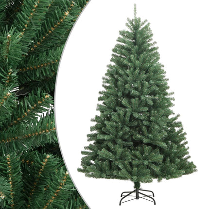 Plastgran med stativ gångjärn grön 240 cm