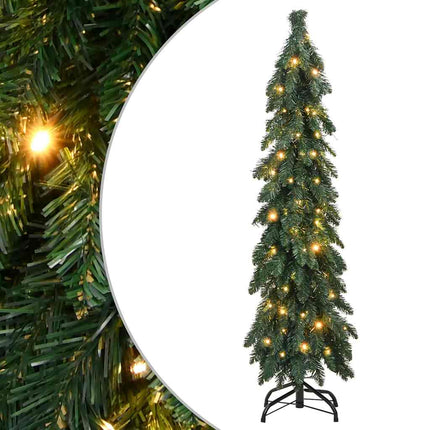 Belyst plastgran med 60 LEDs 120 cm