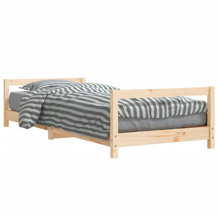 Sängram för barnsäng 80x200 cm massiv furu