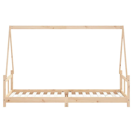 Sängram för barnsäng 80x200 cm massiv furu