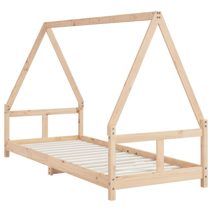 Sängram för barnsäng 80x200 cm massiv furu