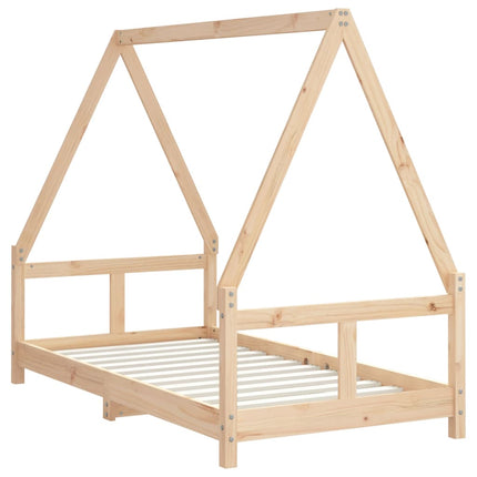 Sängram för barnsäng 80x160 cm massiv furu
