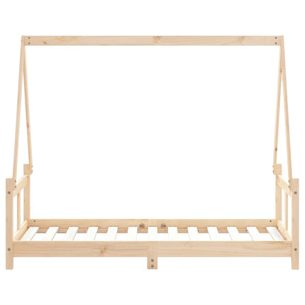 Sängram för barnsäng 80x160 cm massiv furu