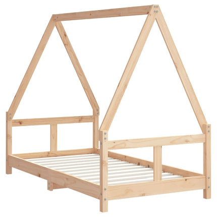 Sängram för barnsäng 80x160 cm massiv furu