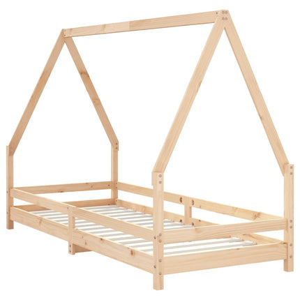 Sängram för barnsäng 80x200 cm massiv furu