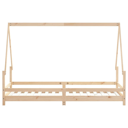 Sängram för barnsäng 80x200 cm massiv furu