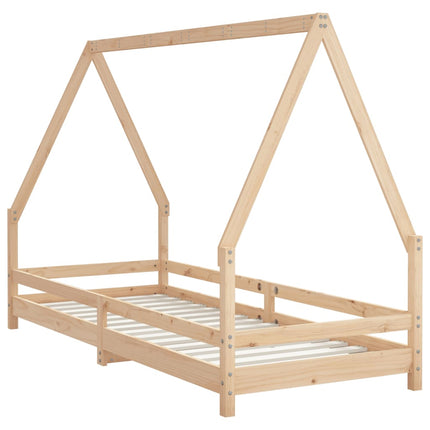 Sängram för barnsäng 80x200 cm massiv furu