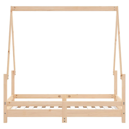 Sängram för barnsäng 70x140 cm massiv furu