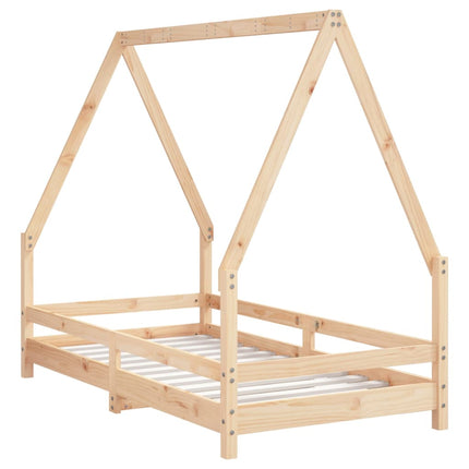 Sängram för barnsäng 80x160 cm massiv furu