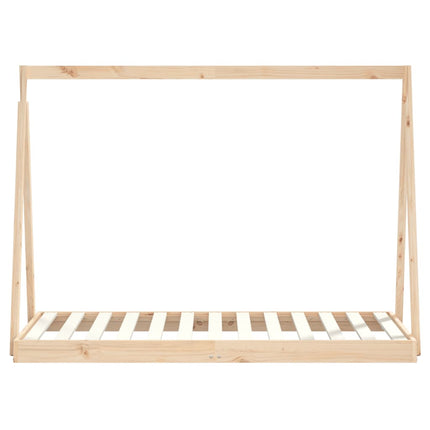 Sängram för barnsäng 80x160 cm massiv furu