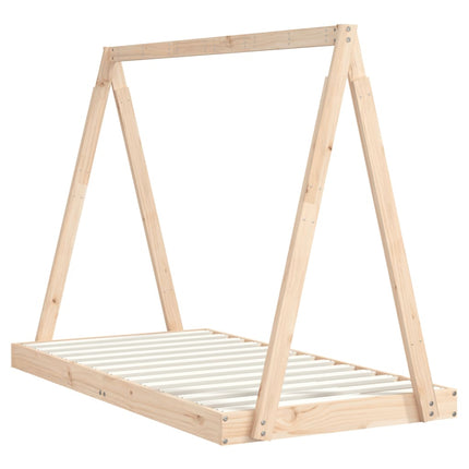 Sängram för barnsäng 80x160 cm massiv furu
